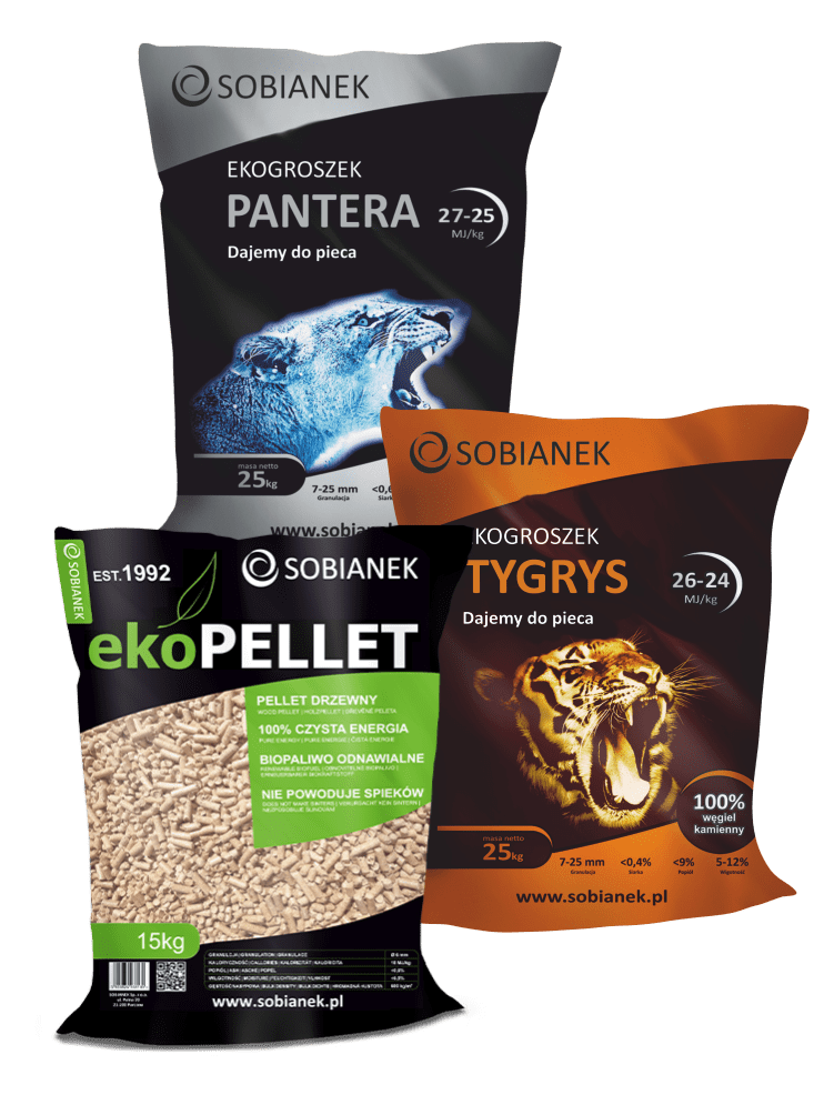 Pantera tygrys Pellet Sobianek opakowania