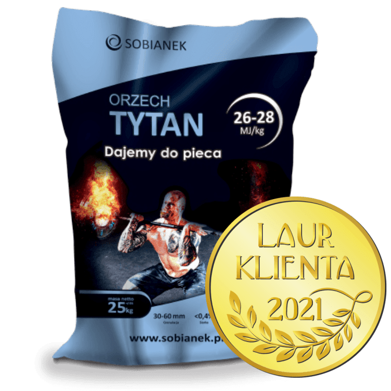 Orzech Tytan ze znakiem opakowanie