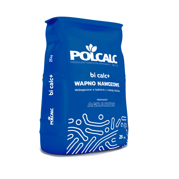 Granulowane wapno węglanowe Polcalc Bi Calc plus opakowanie 25 kg
