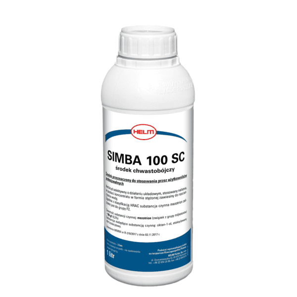 Herbicyd selektywny Simba 100 EC w formie koncentratu