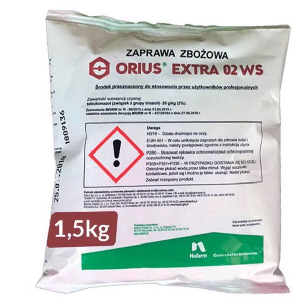 Zaprawa zbożowa orius extra 1500 gram duże opakowanie