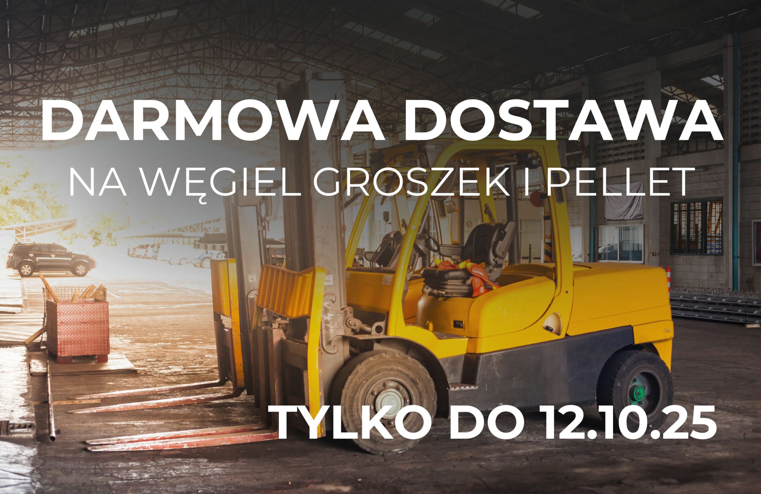 Darmowa dostawa na węgiel groszek i pellet